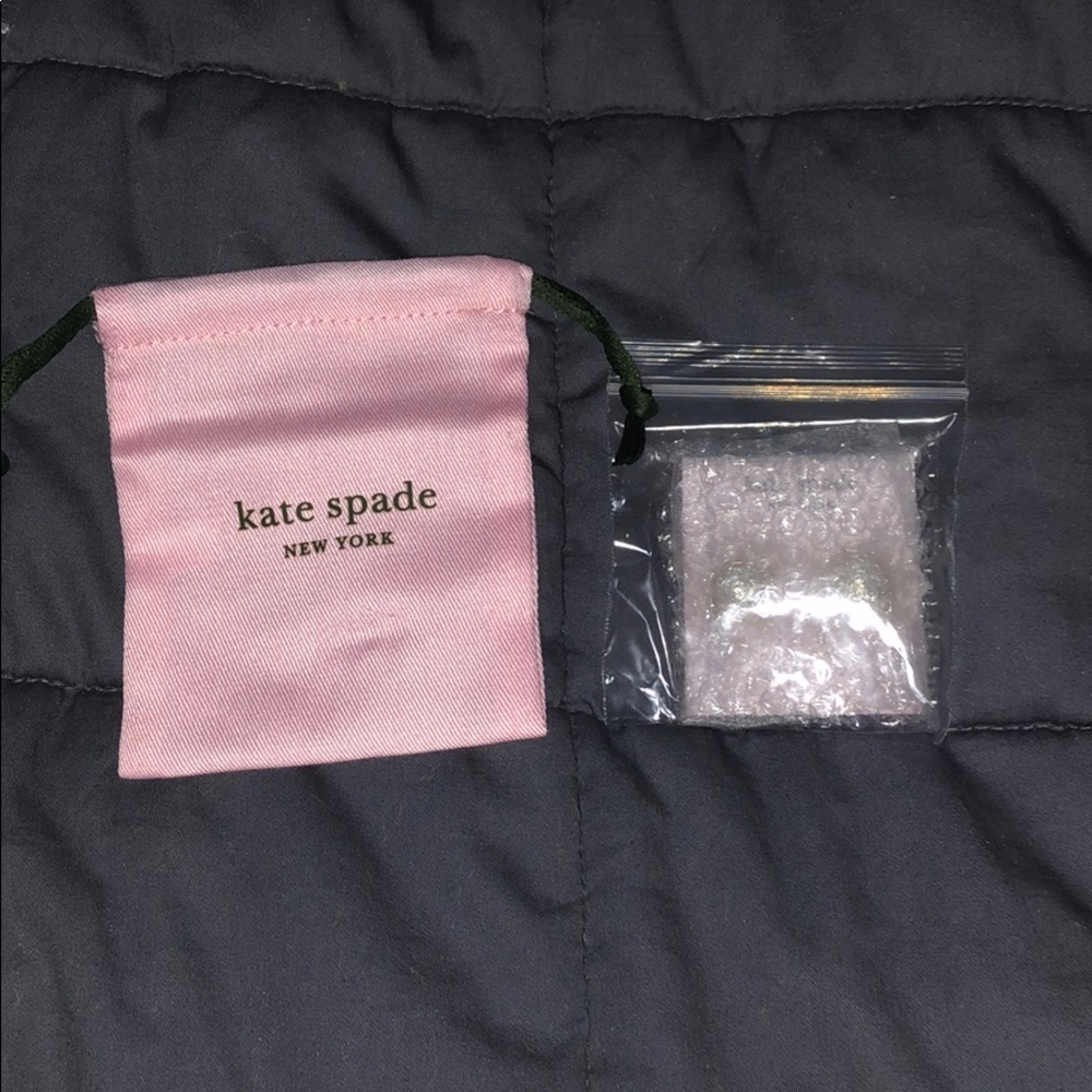 Kate Spade New York: pave square stud earrings
